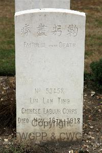 St. Sever Cemetery Extension Rouen - Lin Lan Ting, 